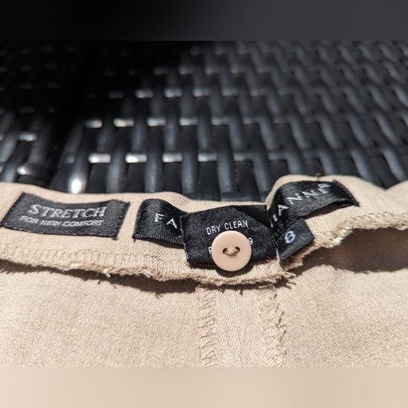 Women's Tan Size 8 Pants, Fabrizio Gianni - Picture 8 of 8